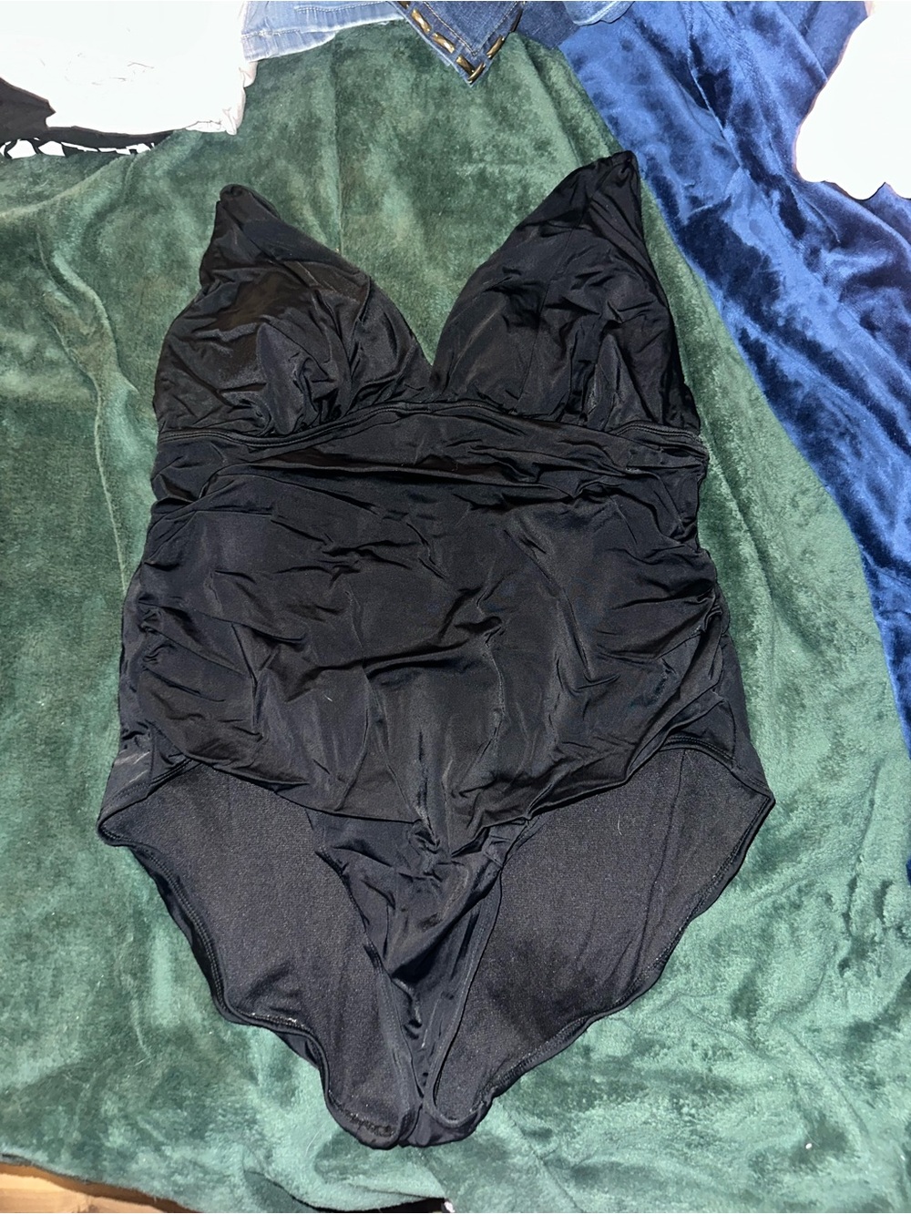 Black One-Piece Swimsuit